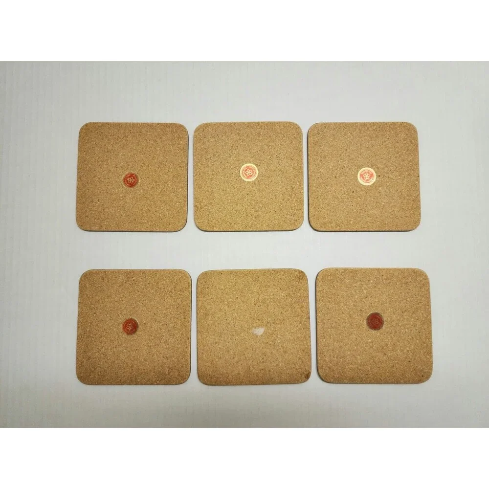 Pimpernel Set of 6 Coasters English Inns Cork with Box